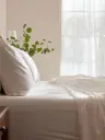 Parure de lit 100% Satin de Bamboo naturel