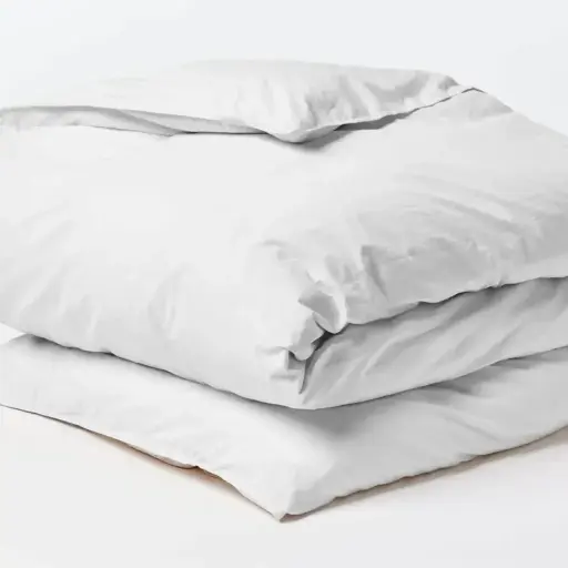 Housse de Couette Percale de Coton 200fils