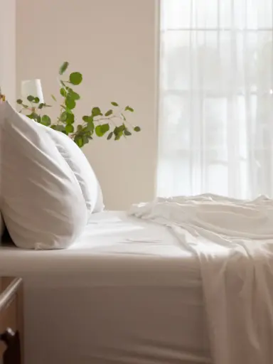 Parure de lit 100% Satin de Bamboo naturel